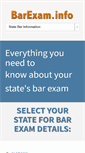 Mobile Screenshot of barexam.info