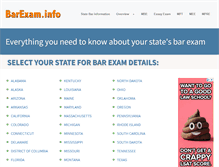 Tablet Screenshot of barexam.info